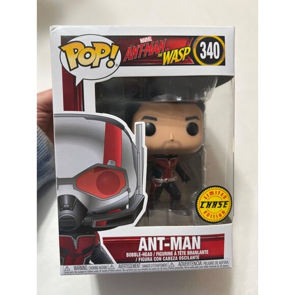 Marvel Funko Pop! Ant-Man #340 Chase Limited Edition Bobble-Head Figure - Picture 7 of 7